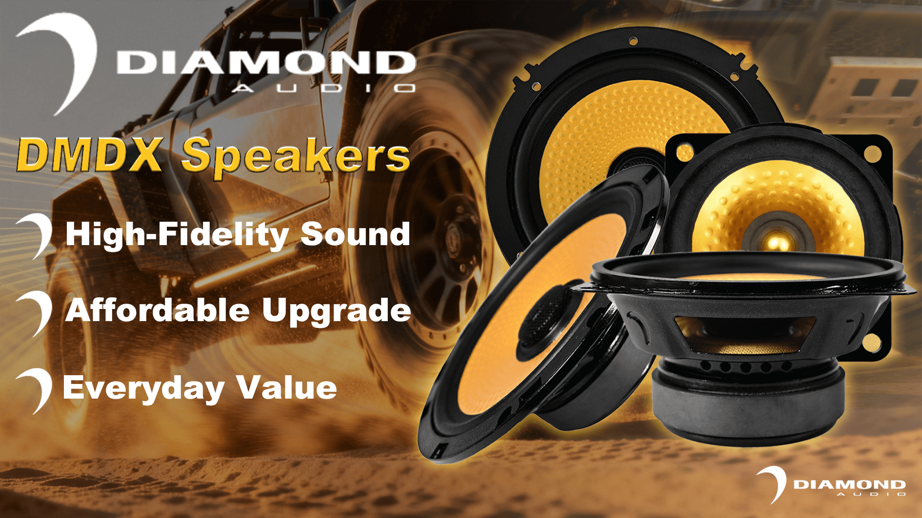 Diamond Audio DMDX Coaxial Speakers Review