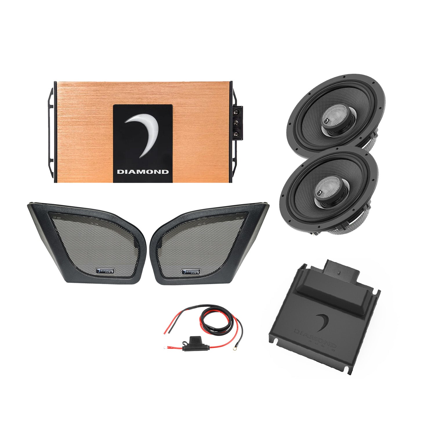 DA24RGSP1 - 24+ Harley Davidson Road Glide 2-Speaker Kit