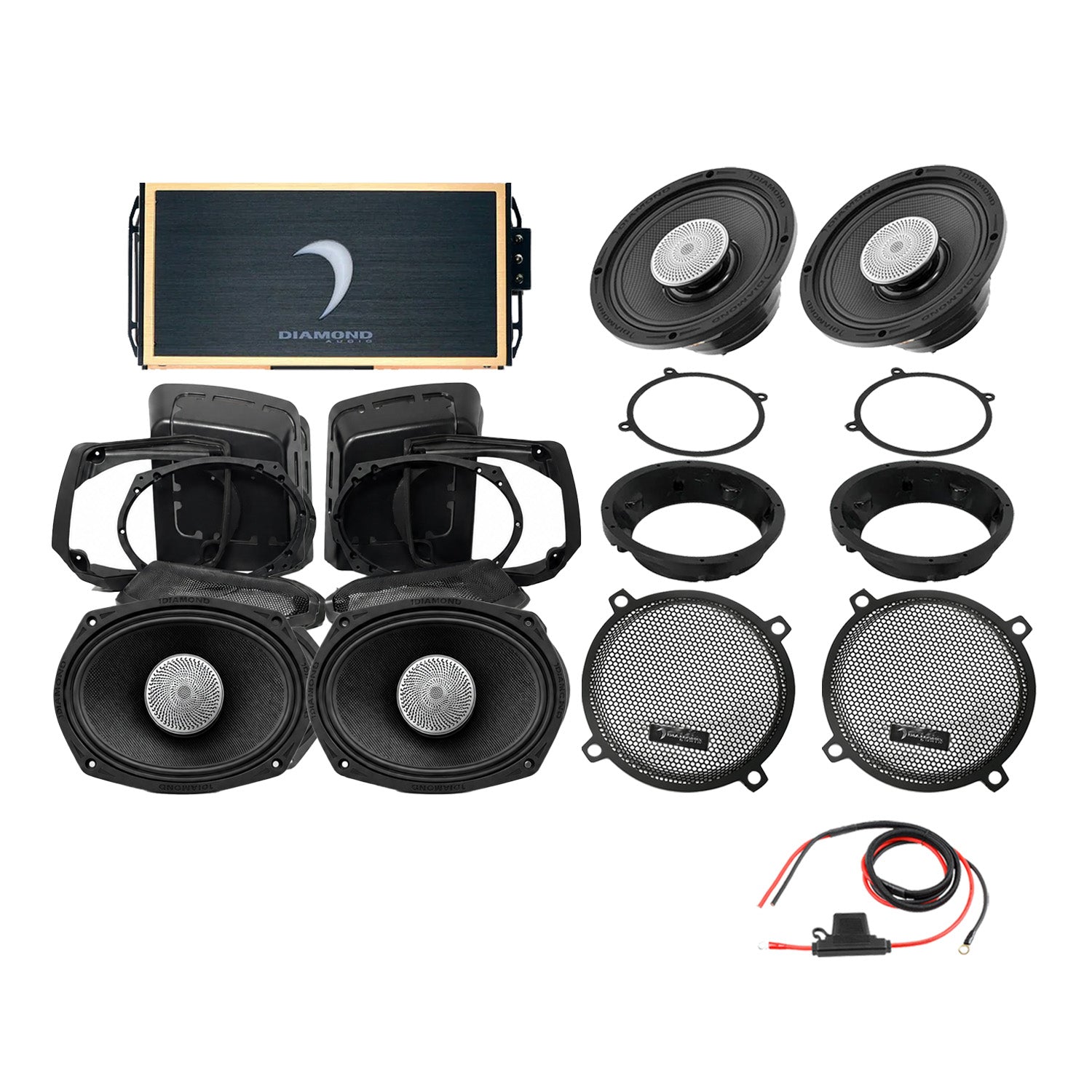 98 - 13 Harley Davidson Street Glide 4-Speaker System