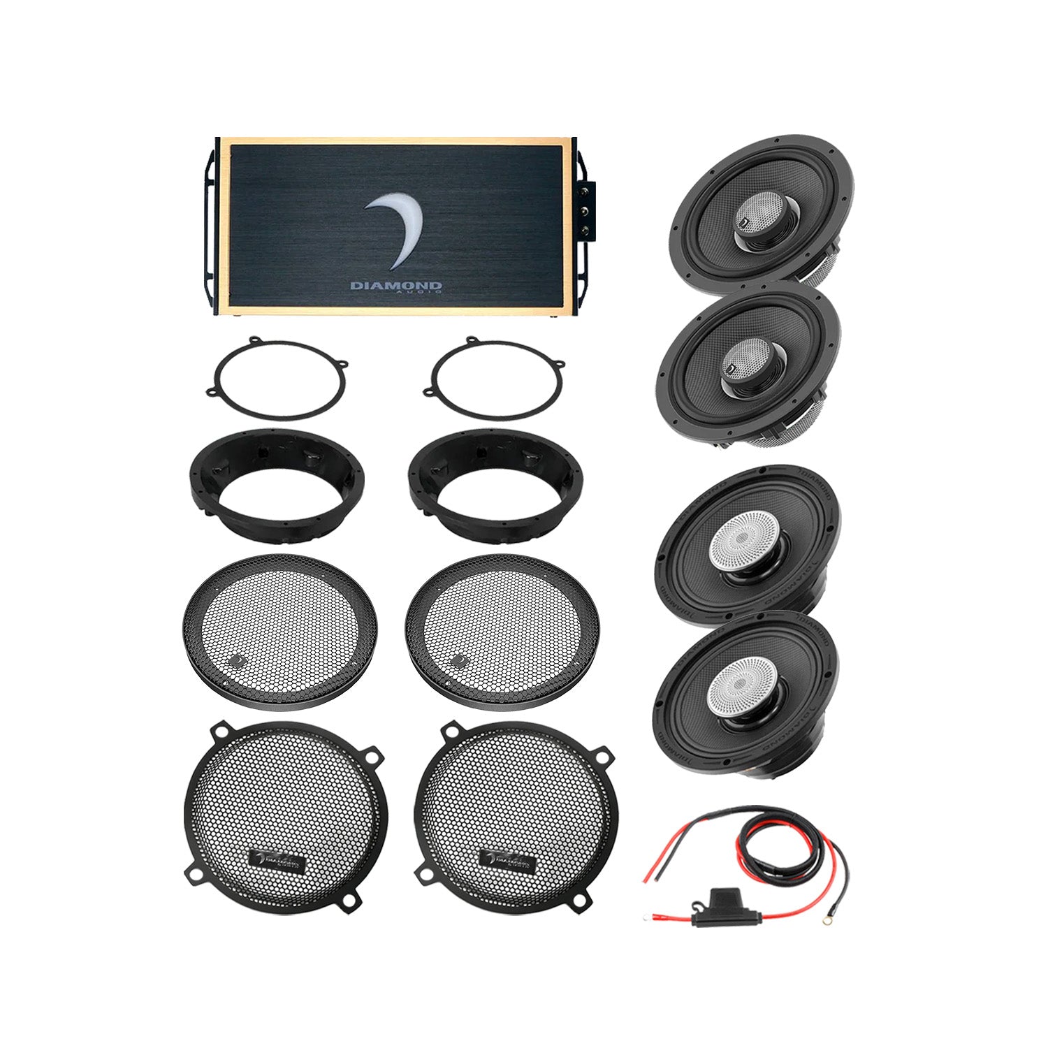 DA9813SGTP3 - 98-13 Street Glide Tour Pack 4-Speaker Kit