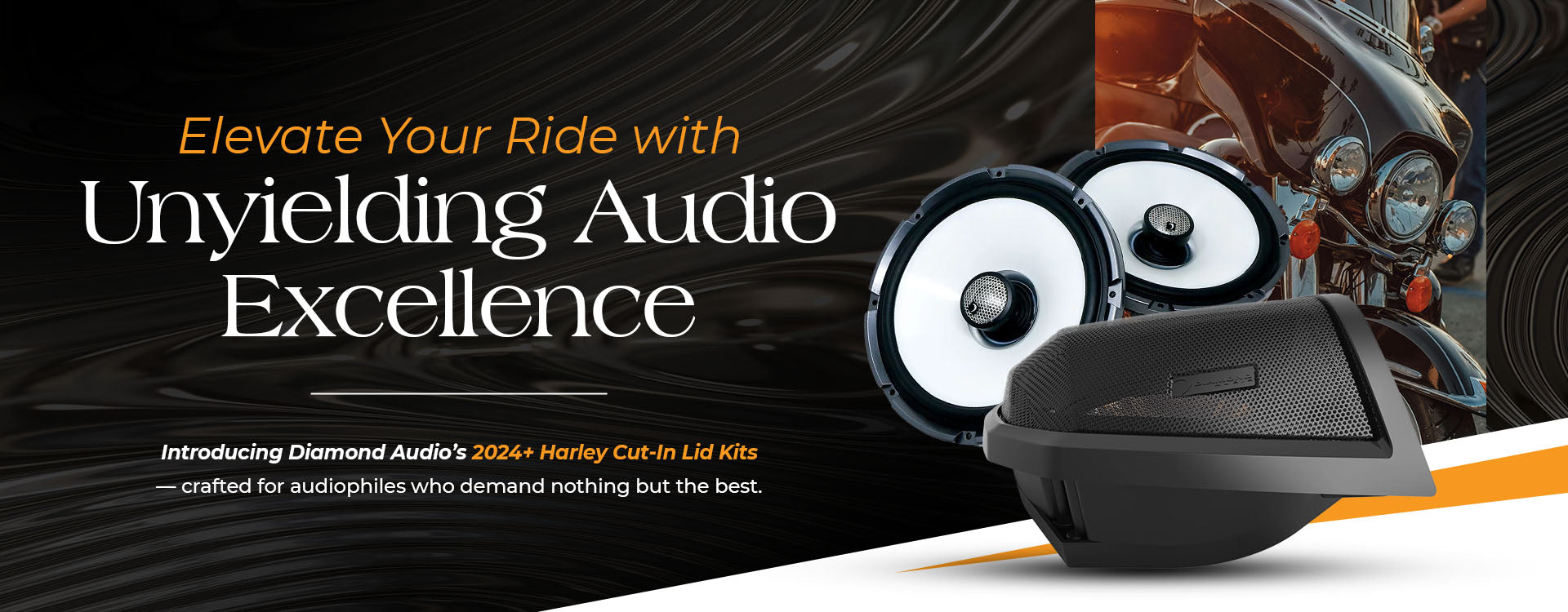 Sound system elements with overlay: Elevate Your Ride with Unyielding Audio Excellence.