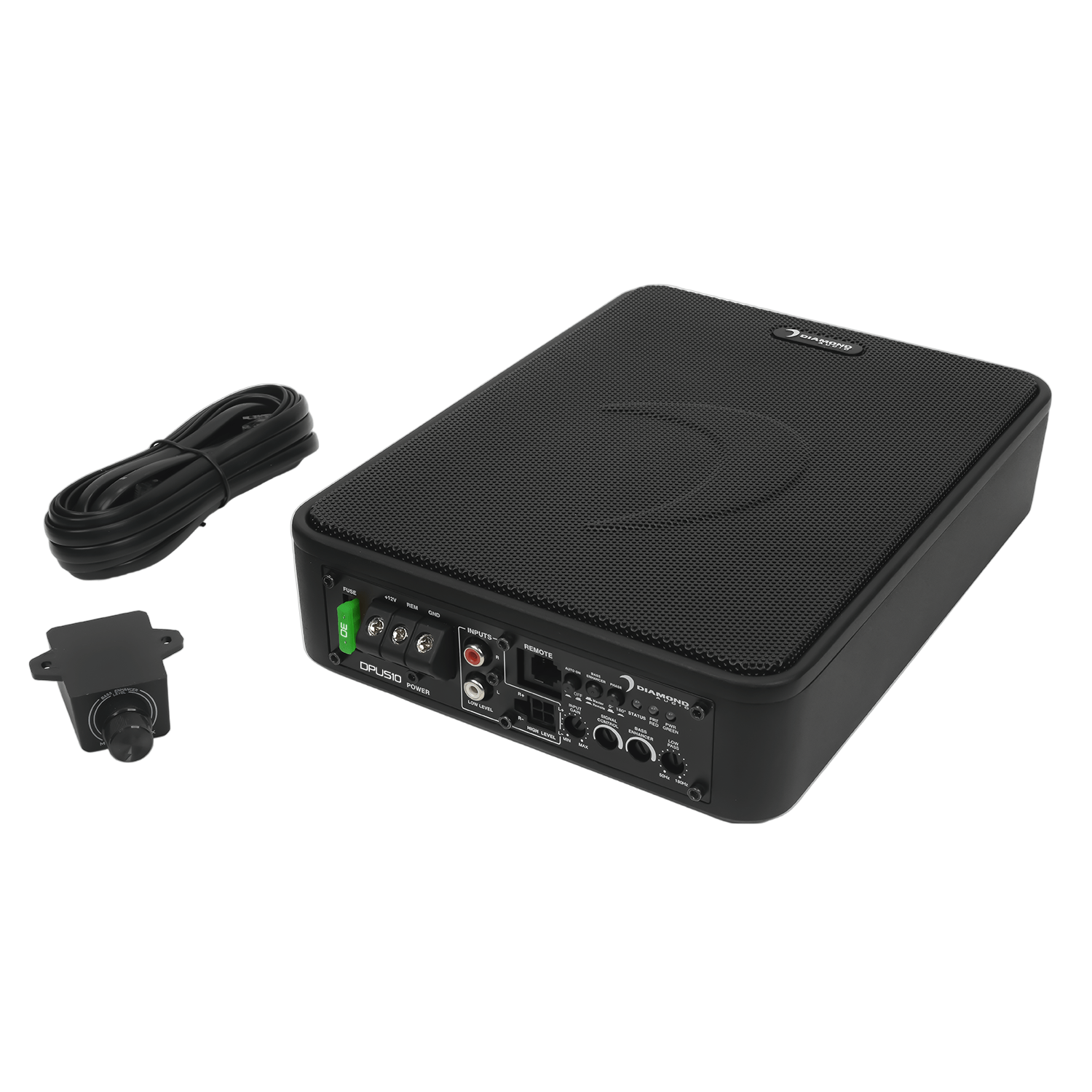 Active Slim Subwoofer with Bass Enhancement - DMD Series 10