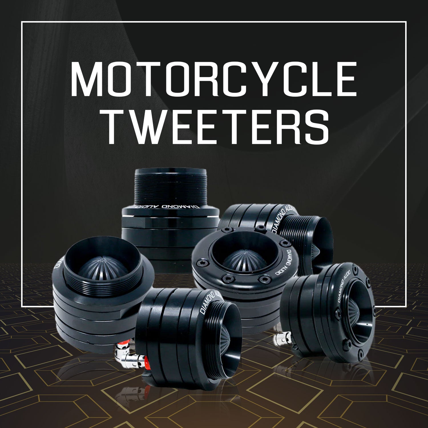 Collection of motorcycle tweeters.
