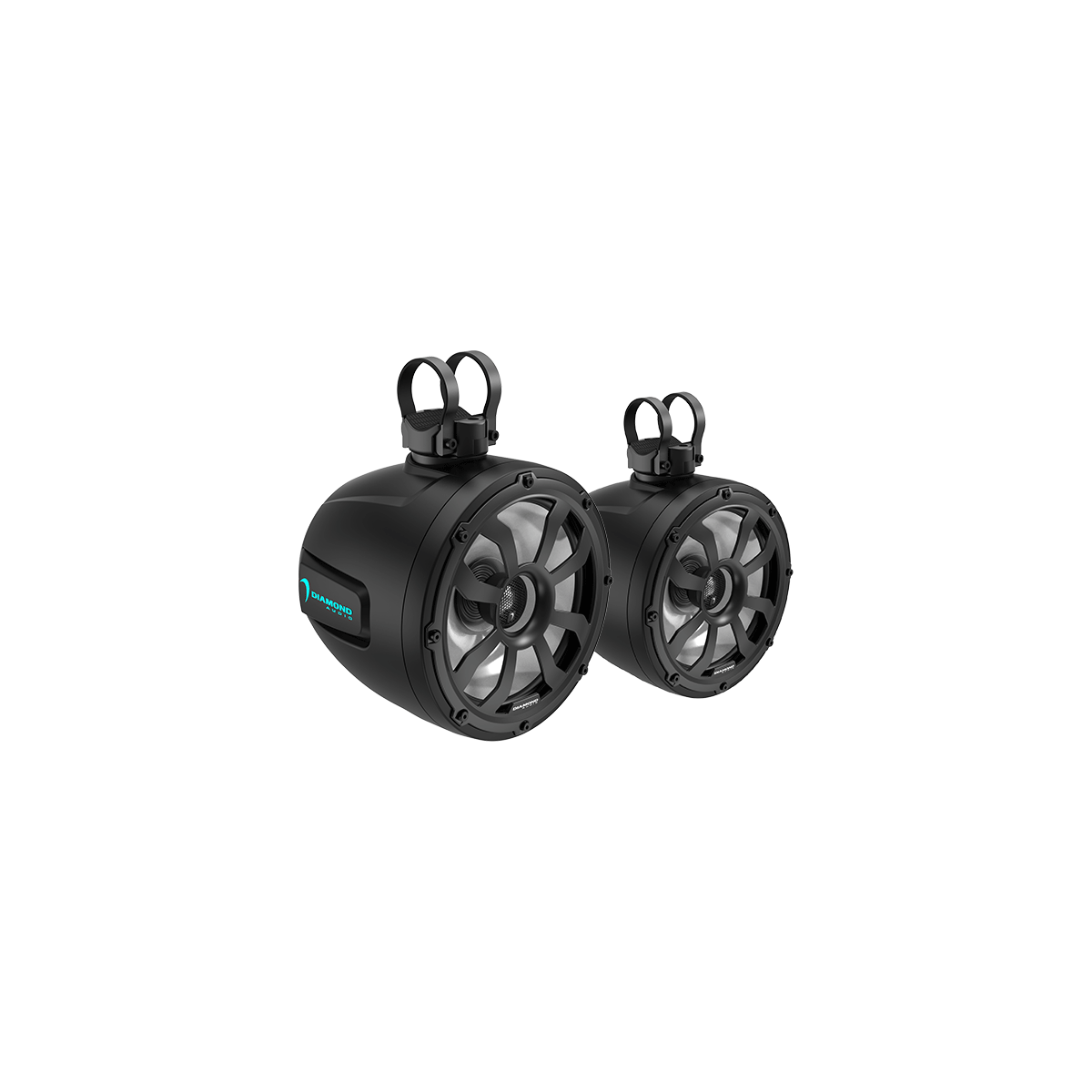 Diamond Audio POD8F4B Diamond Motorsport 8" Speaker Pod, Black Diamond Audio POD8F4B Diamond Motorsport 8" Speaker Pod, Black