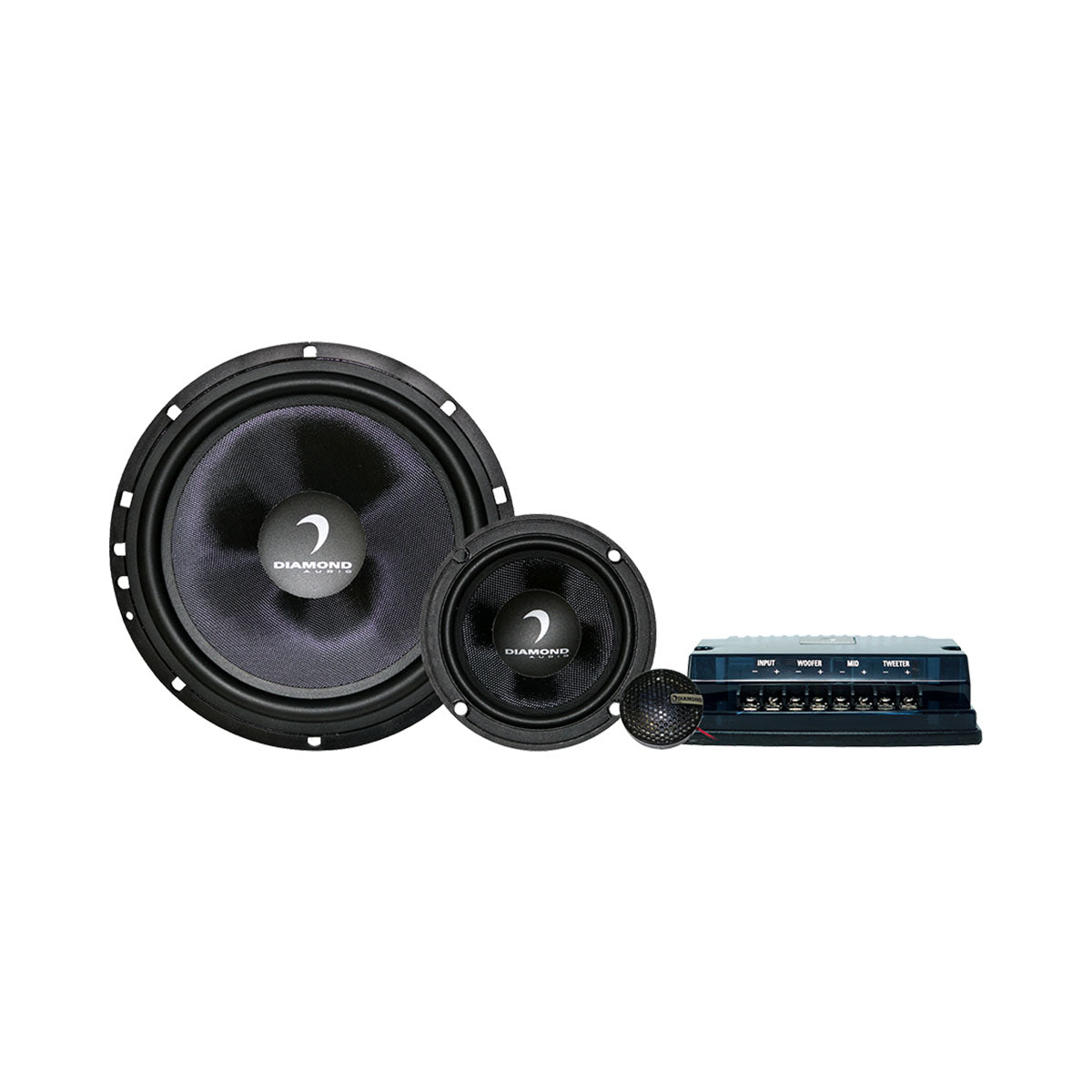 DES365C - DES 3-Way Component System 25mm Aluminum Dome Tweeter and  Crossover