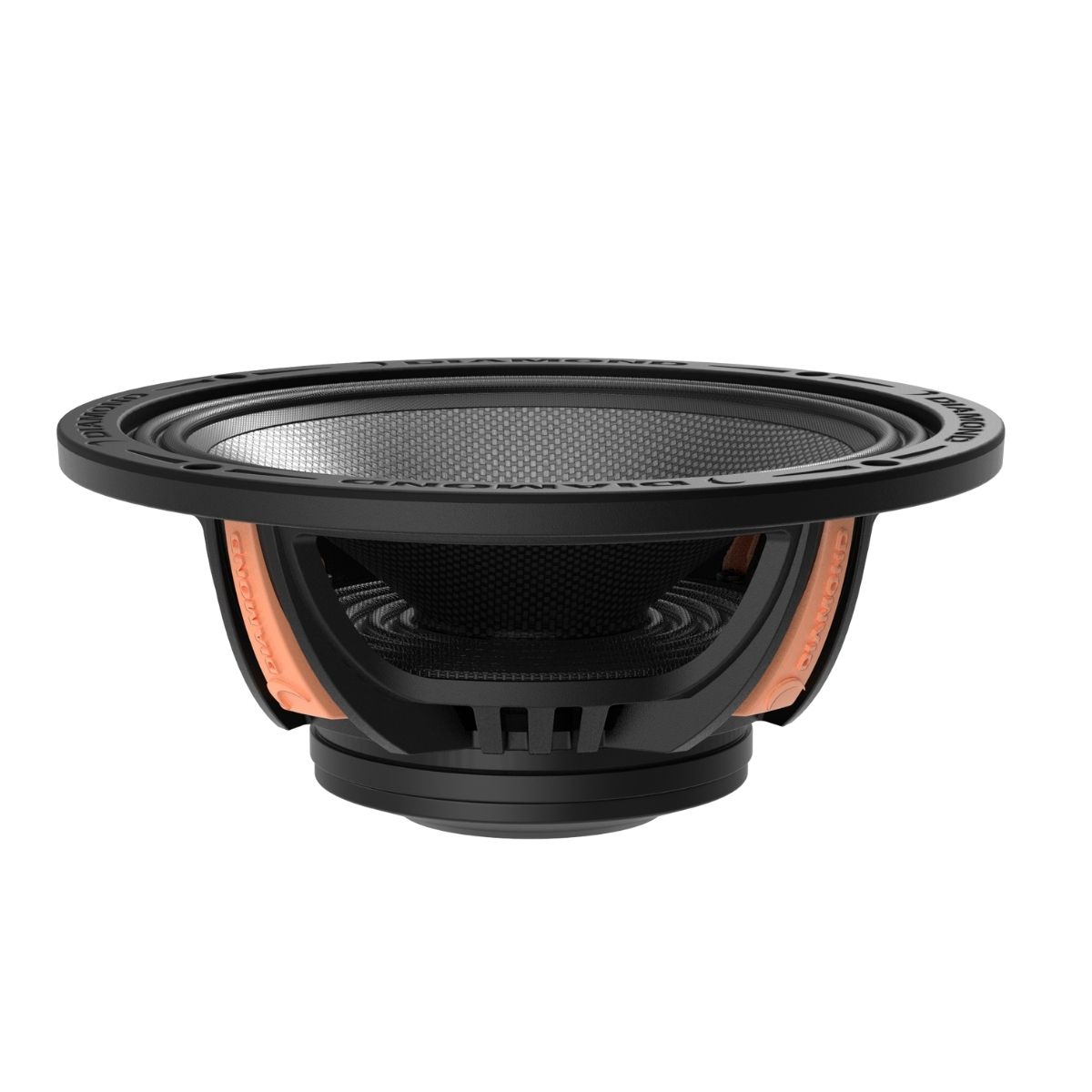 8" Neodymium 2 Ohm Mid Bass Speaker