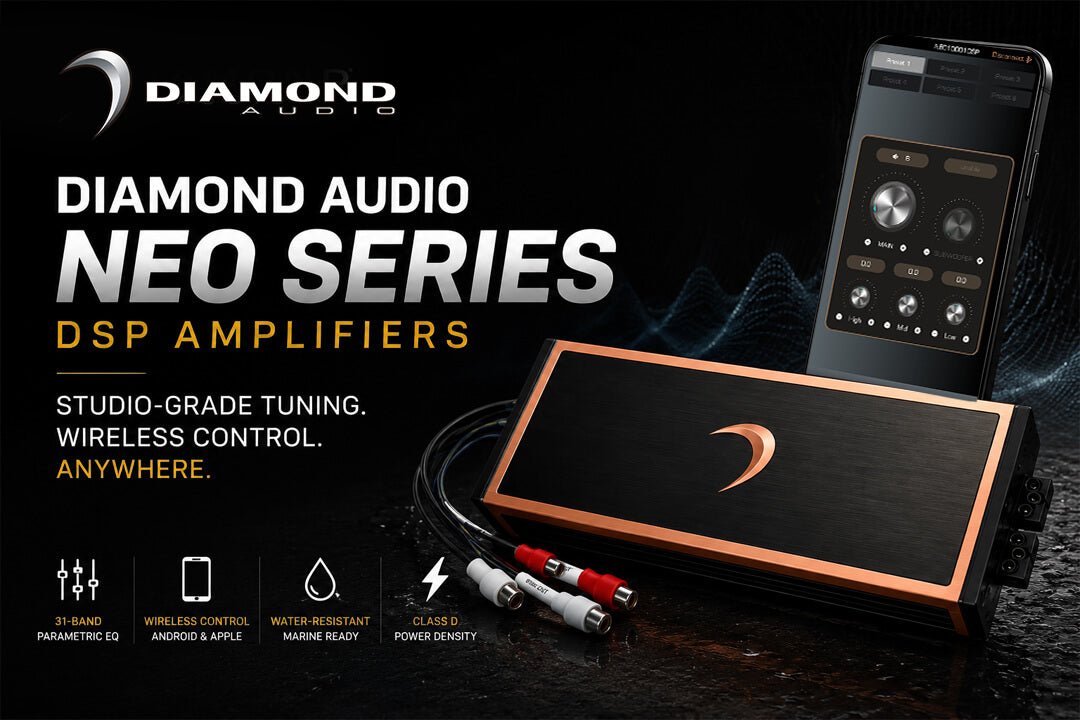 Diamond Audio Launches NEO Series DSP Amplifiers, Bringing Studio-Grade Tuning and Wireless Control to ALL Mobile Audio Applications - Diamond Audio