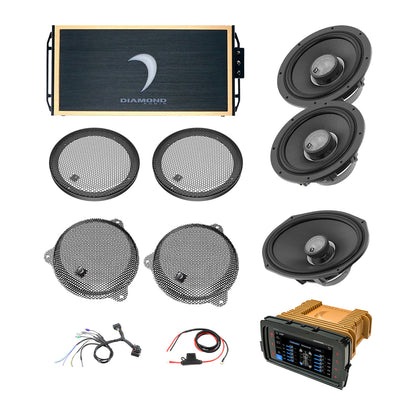 14 - 23 Harley Davidson® Street Glide 4-Speaker System - DA1423SGTP3R