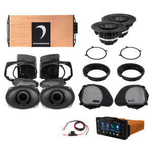 98 - 13 Harley Davidson® Road Glide 4-Speaker System - DA9813RGSP4R