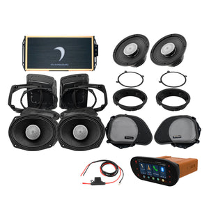 98 - 13 Harley Davidson® Road Glide 4-Speaker System - DA9813RGSP5R - DA9813RGSP5R - Diamond Audio