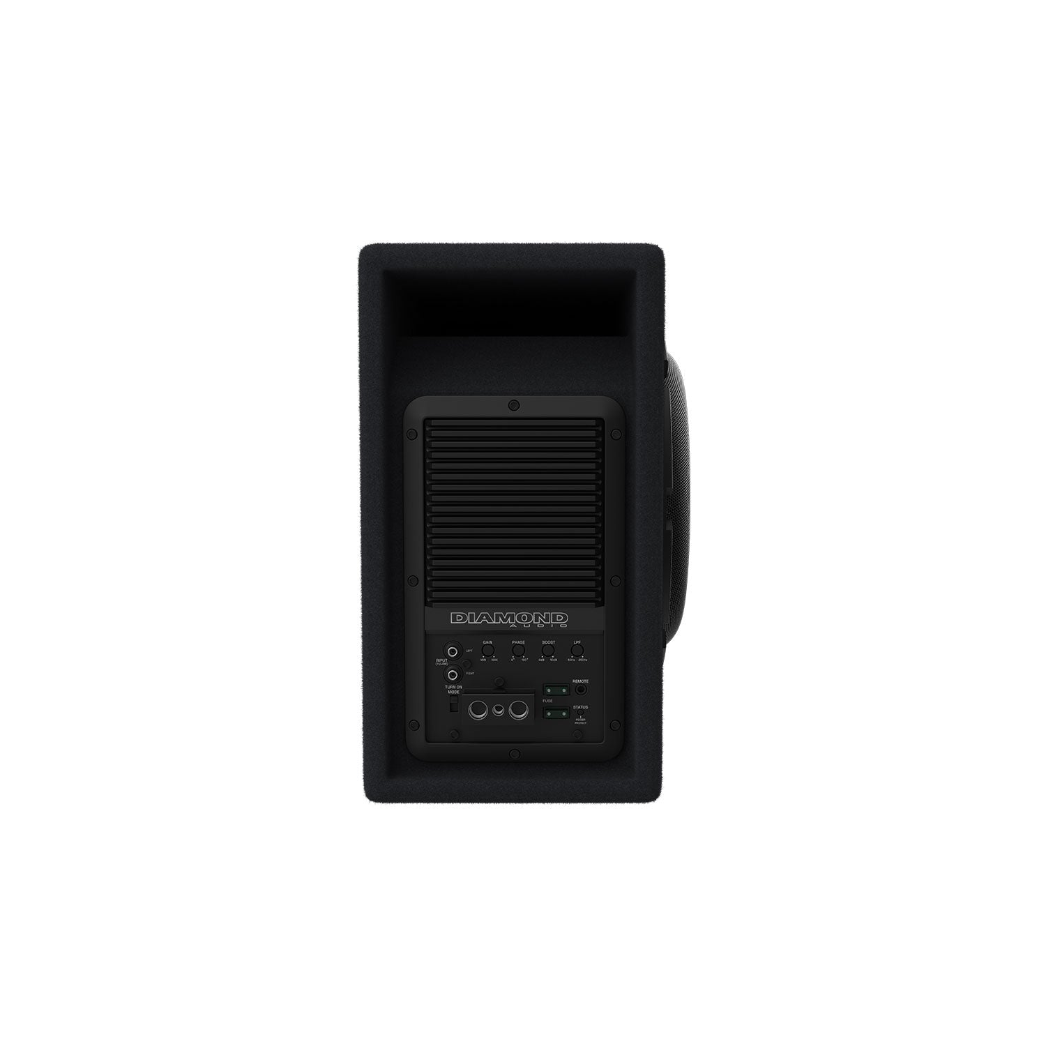 10" Slot Vented Active Subwoofer Enclosure (2Ω) - DESMB10A - DESMB10A - Diamond Audio