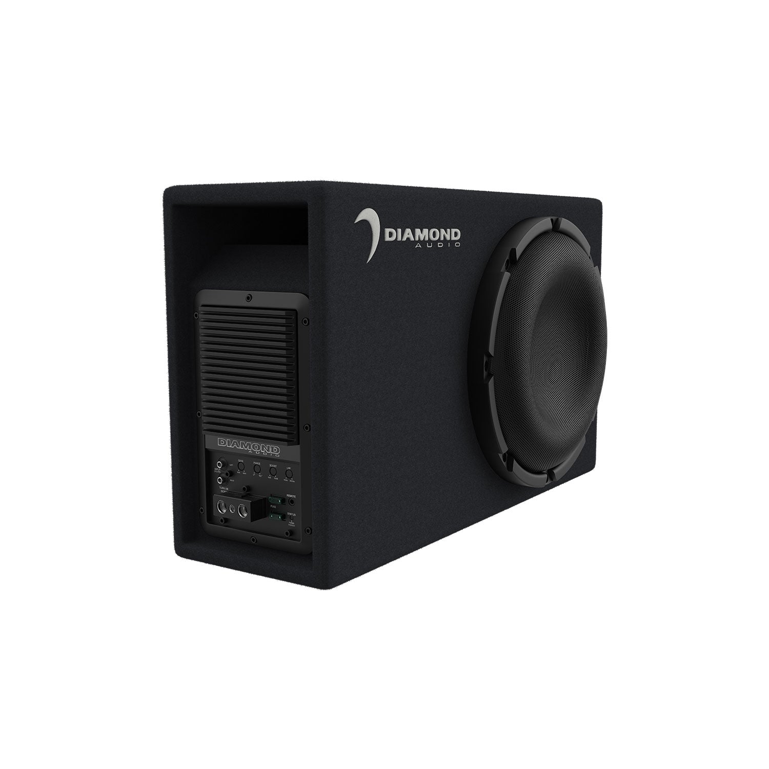 DESMB12A - DES Series 12" Active Slot Vented Subwoofer Enclosure (2Ω) - DESMB12A - Diamond Audio