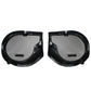Enhance your Harley-Davidson DHDSG24 with these bat wing fairing speaker grills. Quality design for improved sound and style.