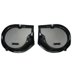 Enhance your Harley-Davidson DHDSG24 with these bat wing fairing speaker grills. Quality design for improved sound and style.