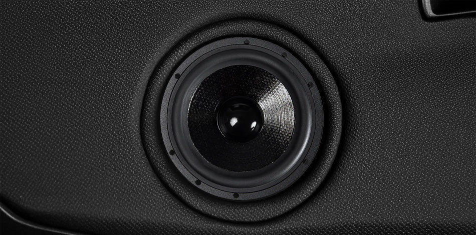 HEX Series 6.3” 2-Way Component Set w/Aluminum Dome Tweeter