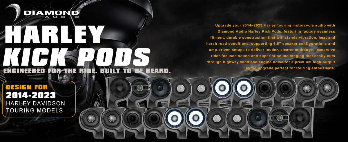 Kickpod PODMP652 HARLEY KICK PODS WITH MP652