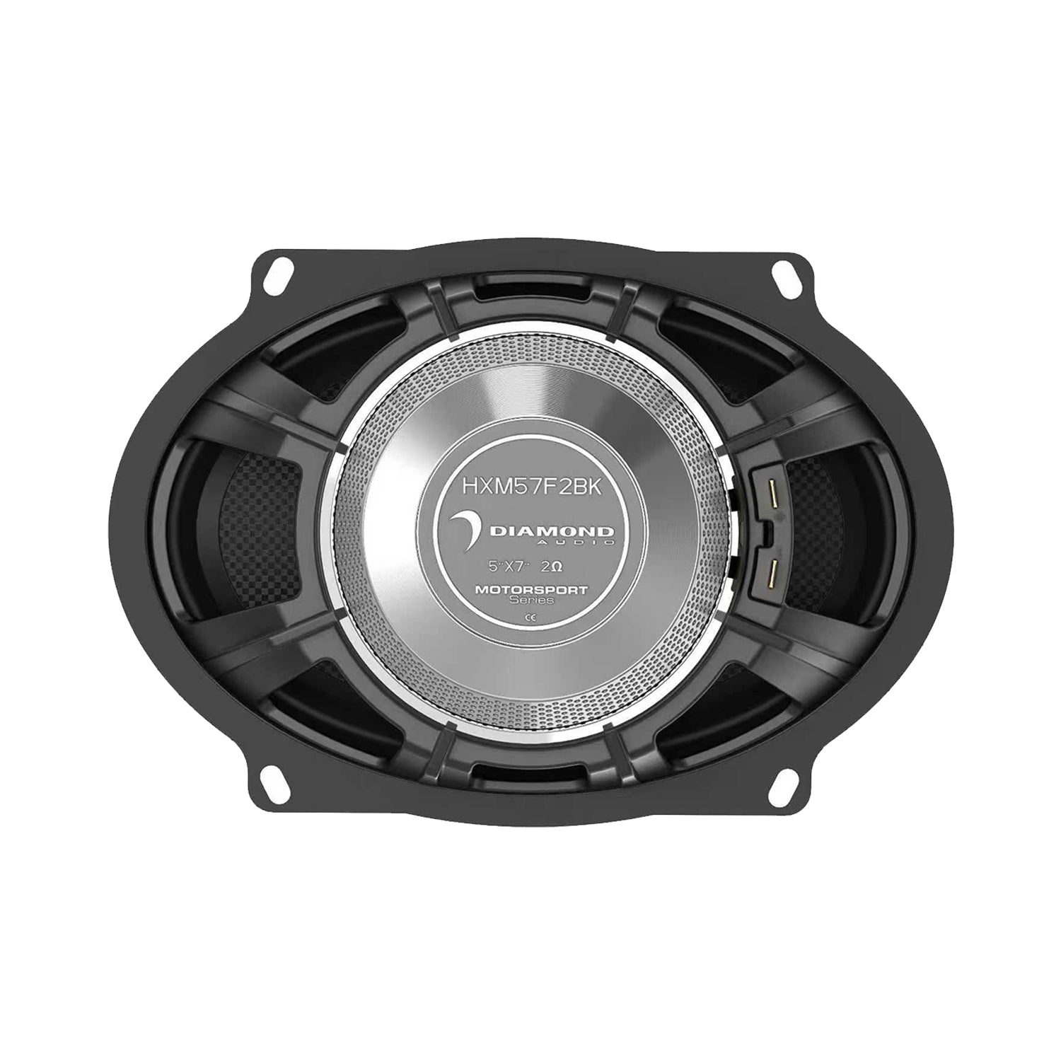 5"x7" 2 - Way Harley - Davidson® Direct Replacement Speakers (2Ω) - HXM57F2BK - HXM57F2BK - Diamond Audio