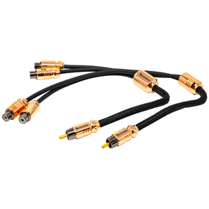 HXY2F - One Male to two Female RCA Y Cable - HXY2F - Diamond Audio
