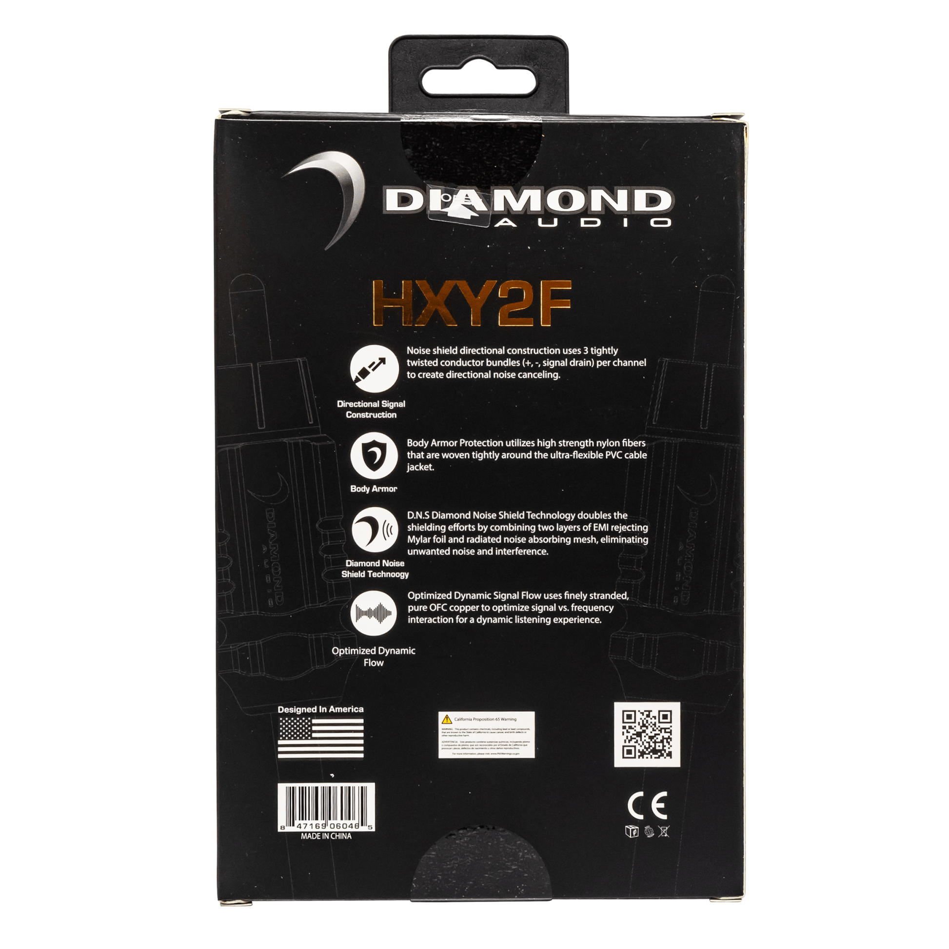 HXY2F - One Male to two Female RCA Y Cable - HXY2F - Diamond Audio