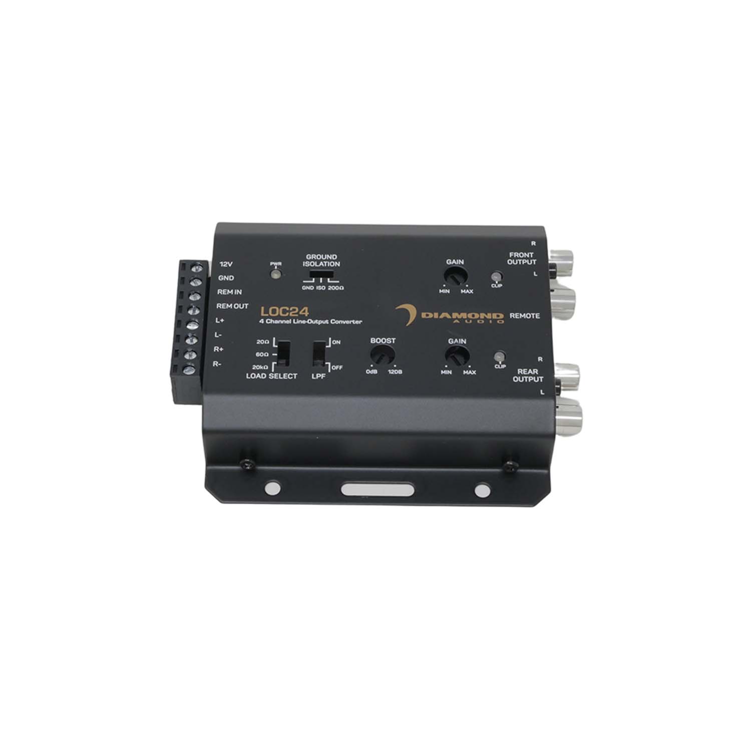 4-Channel LOC Series Line-Output Converter (2 In/4 Out) - LOC24 - LOC24 - Diamond Audio