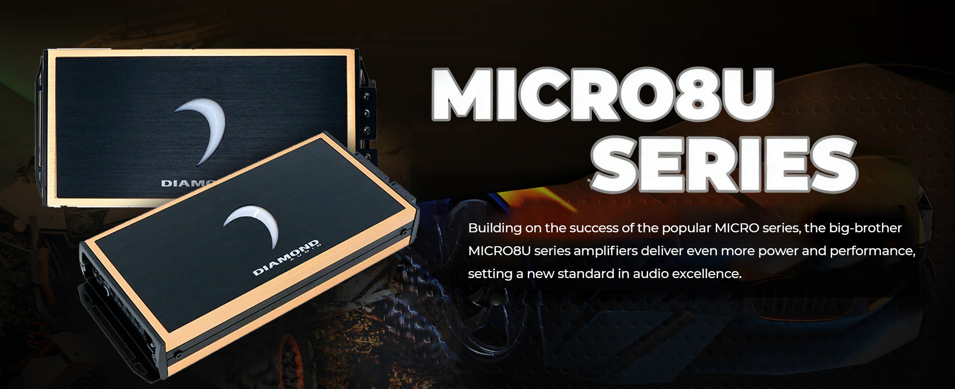 MICRO8U Series 1-Channel Monoblock Class D Amplifier