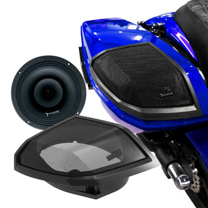 2024+ Harley Davidson® CUT-IN SPEAKER LID KIT WITH MP84 8” 2-WAY NEO PRO HORN SPEAKERS