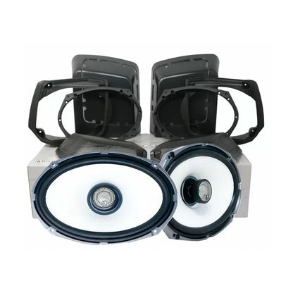 1998-2013 Harley Davidson® Cut-In Lid Kit with HXM69F4 Speakers (4Ω) - MSHXM694LK13