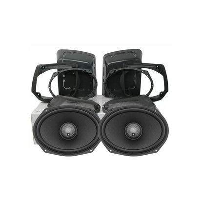 1998 - 2013 Harley Davidson® Cut In Speaker Lid Kit with HXM69F4BK (4Ω) - MSHXM69F4BKLK13 - MSHXM69F4BKLK13 - Diamond Audio