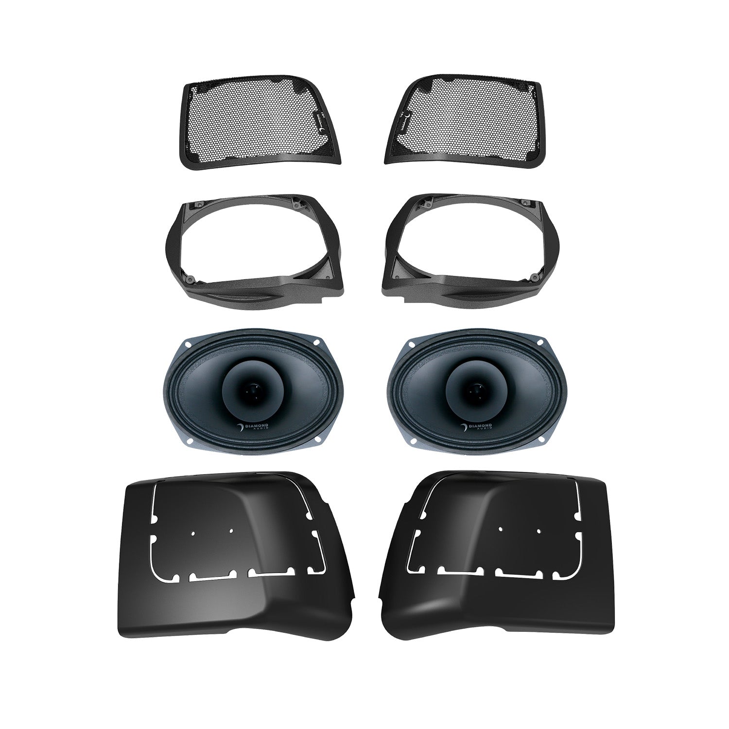 14 - 23 Harley Davidson® Road Glide 4 - Speaker System - DA1423RGSP4 - DA1423RGSP4 - Diamond Audio