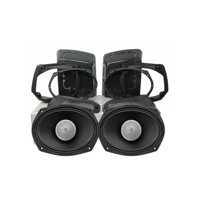 1998 - 2013 Harley Davidson® Cut In Speaker Lid Kit with MS692NEO2 Speakers (2Ω) - MS692NEO2LK13 - MS692NEO2LK13 - Diamond Audio