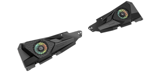 Take your off-road audio to the next level with the Diamond Audio Polaris RZR 2014+ Front Speaker Panel Kit & HXM65F4 coaxial