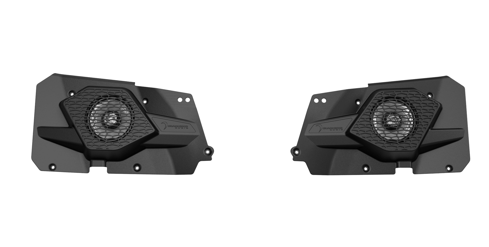 Polaris RZR 2014-2018 Rear Speaker Panel Kit with HXM65F4 Marine Speakers   Diamond Audio Polaris RZR 2014-2018