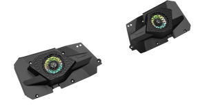 Polaris RZR 2014-2018 Rear Speaker Panel Kit with HXM65F4 Marine Speakers   Diamond Audio Polaris RZR 2014-2018