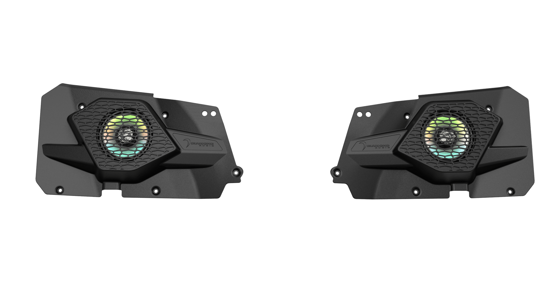 Polaris RZR 2014-2018 Rear Speaker Panel Kit with HXM65F4 Marine Speakers   Diamond Audio Polaris RZR 2014-2018