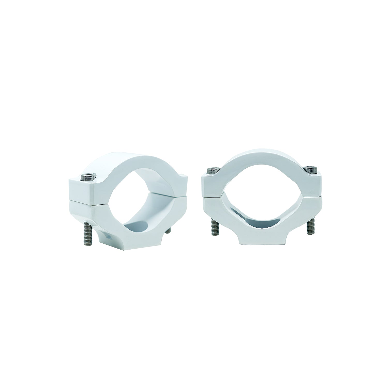 MSSMWHT - HXM Small Bracket/Clamp .75"-1.5" - White - MSSMWHT - Diamond Audio