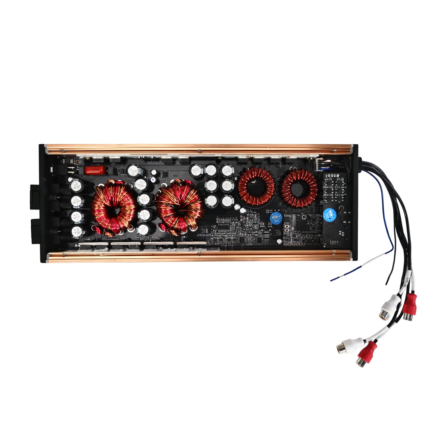 1-Channel 2000W RMS CLASS D Monoblock Amplifier with 4CH DSP