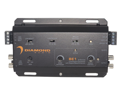 BE1 - 2-Channel Line-Output Converter W/Digital Bass Enhancer