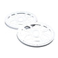 HXM69FWW -6.5" Flush Mount Speaker Grills, Pair (White)