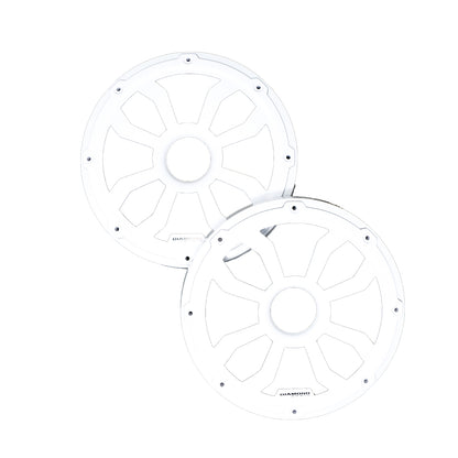 HXM8FWW -8" Flush Mount Speaker Grills, Pair (White)