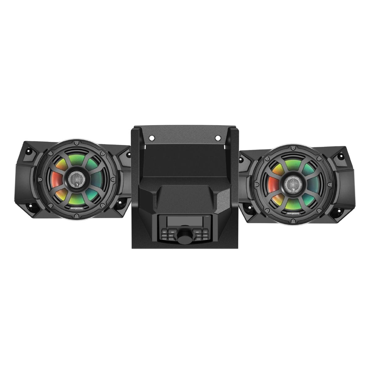 Enhance your off-road experience with the MSRGRKD2 Ranger Dash Audio Speaker Kit.