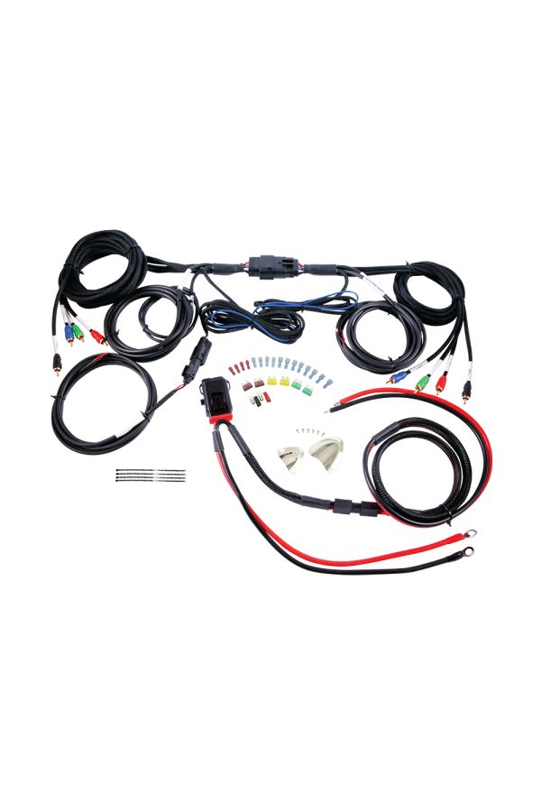 Harley Davidson Specific 4-Ch Audio Wiring Kit (All Harley  Baggers 1998-2019)